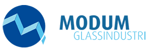 Logo av Modum Glassindustri