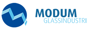 Logo av Modum Glassindustri